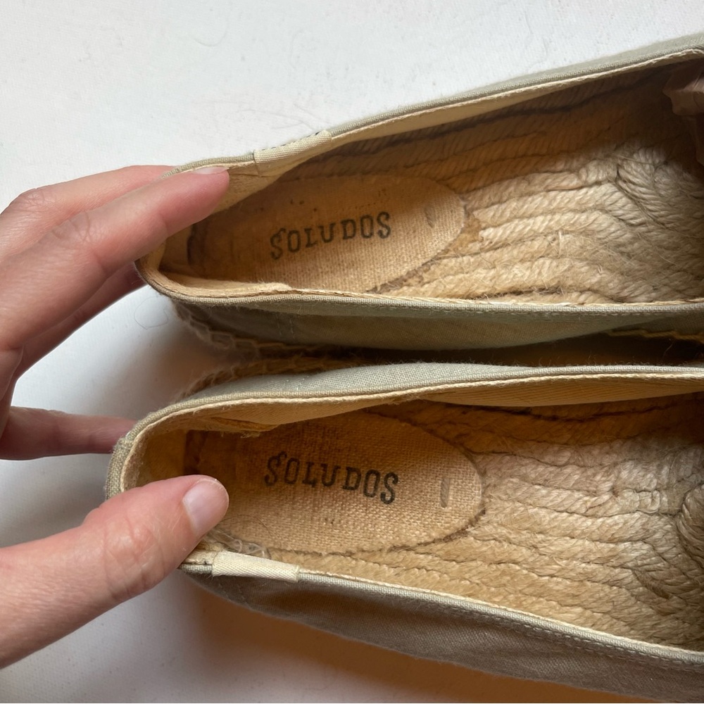 Soludos Platform Espadrilles Cocktail Drink Embroidered Slip On Size 9.5 - Picture 2 of 5